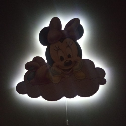 Minnie Mouse Bulut Led Aydınlatma