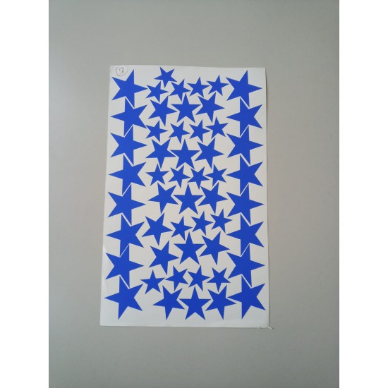 Yıldız Mavi Sticker
